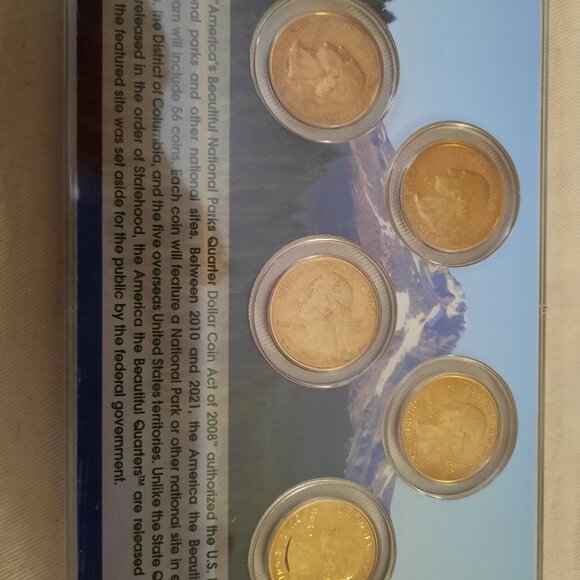 Proof SanFrancisco quarters in clad and also gold plated - Picture 5 of 7